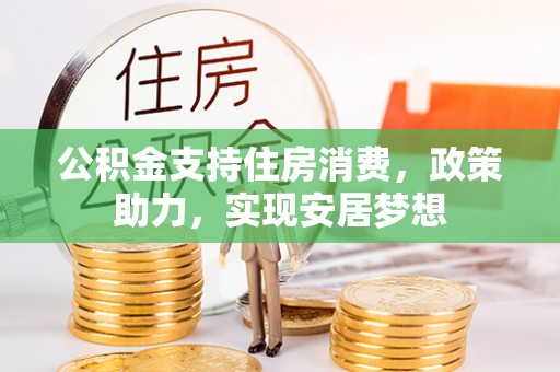 苍南公积金支持住房消费，政策助力，实现安居梦想