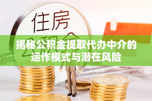 苍南揭秘公积金提取代办中介的运作模式与潜在风险