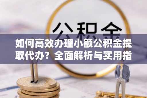 苍南如何高效办理小额公积金提取代办？全面解析与实用指南