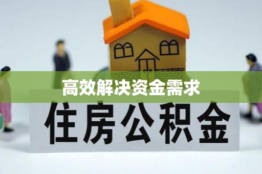 苍南高效解决资金需求